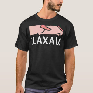 Relaxalotl Lazy Men and Women Sleeping Axolotl T-Shirt
