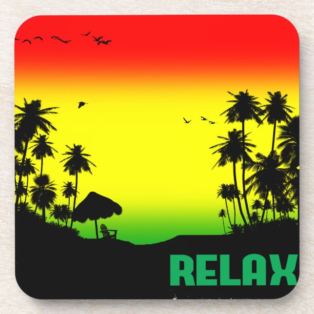 relaxation rasta coaster (Front)