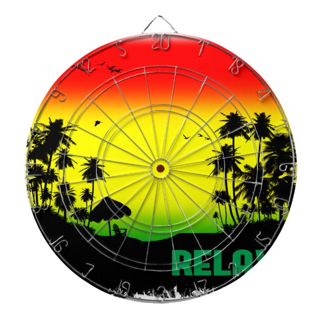 relaxation rasta dartboard (Front)