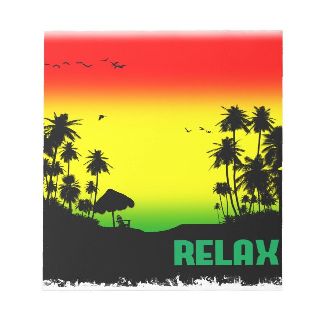 relaxation rasta notepad (Front)