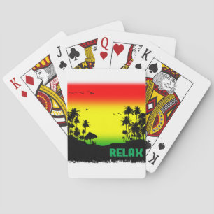 relaxation rasta playing cards