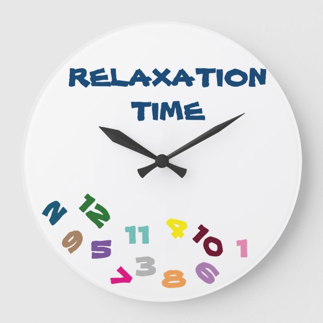 ****RELAXATION TIME***" FUN WITH THIS COOL CLOCK (Front)