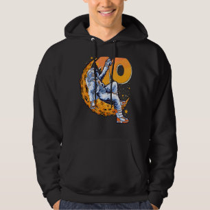 Relaxed Astronaut 10th Birthday Boy Girl 10 Years Hoodie