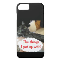 Relaxed Cat Custom Mobile Case by RoseWrites