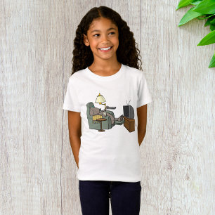 Relaxed Dog Watching TV T-Shirt