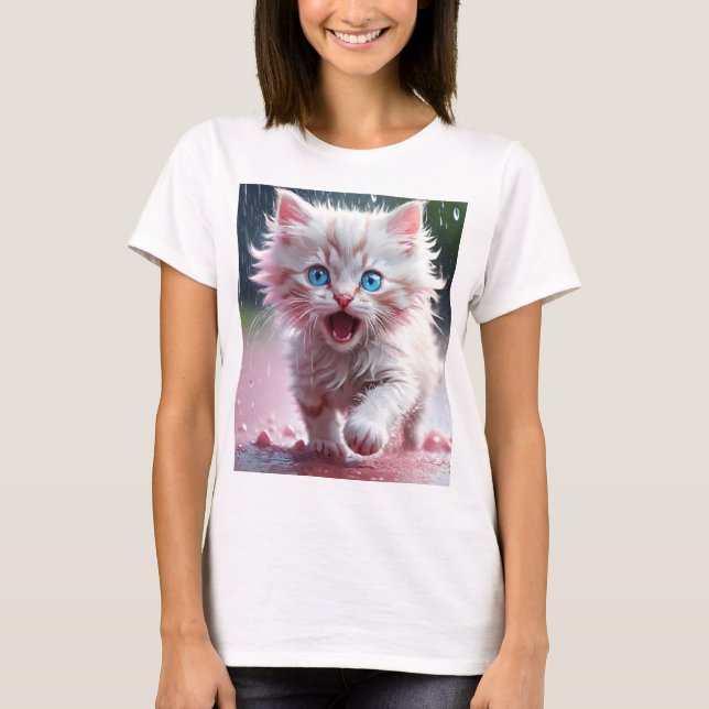 "Relaxed Fit 100% Cotton Women's Customisable T-Sh T-Shirt (Front)