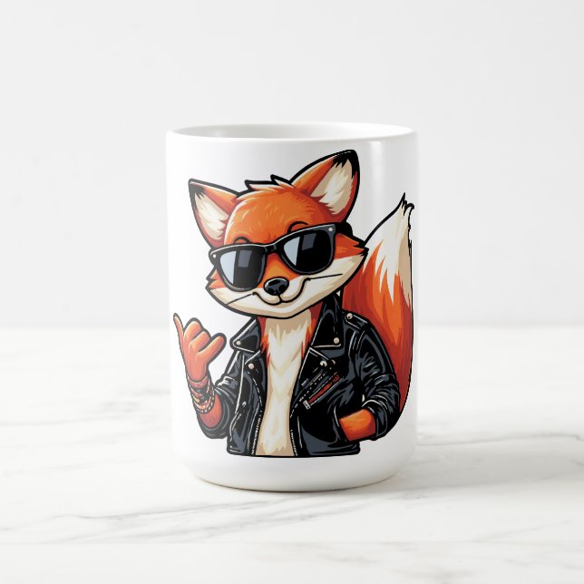 Relaxed fox coffee mug (Center)