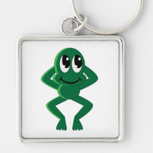 RELAXED FROG KEY RING