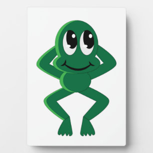 RELAXED FROG PLAQUE