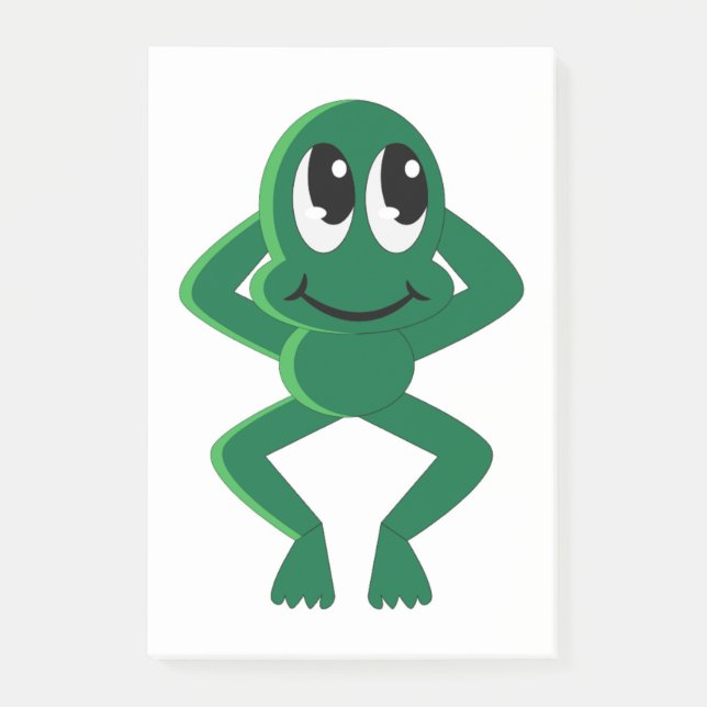 RELAXED FROG POST-IT NOTES (Front)