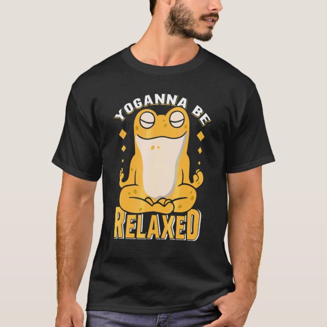 Relaxed Frog Yoga T-Shirt (Front)