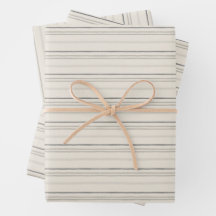 Relaxed Neutral Painterly Stripe Pattern