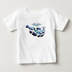 Relaxed Polar Bear Baby T-Shirt