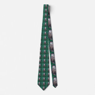Relaxed River Otter Painting Tie