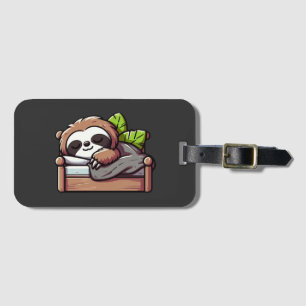 Relaxed Sloth - Comfy Cosy Nap Time Luggage Tag