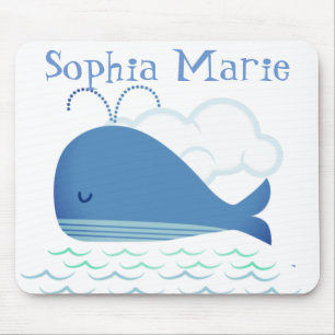 Relaxed Whale  Mouse Mat