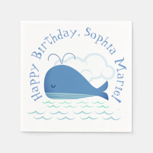 Relaxed Whale Napkin