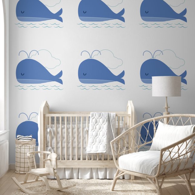 Relaxed Whale Wallpaper (Kids)