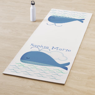 Relaxed Whale  Yoga Mat