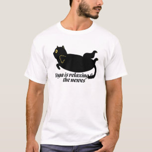 Relaxed Yoga Pose Zen Mindfulness Design T-Shirt