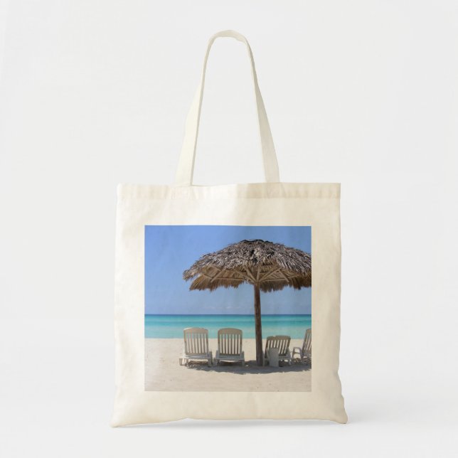 Relaxing at the beach tote bag (Front)