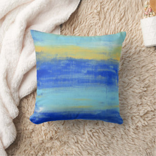 Relaxing Beach Aqua Turquiose Nautical  Cushion
