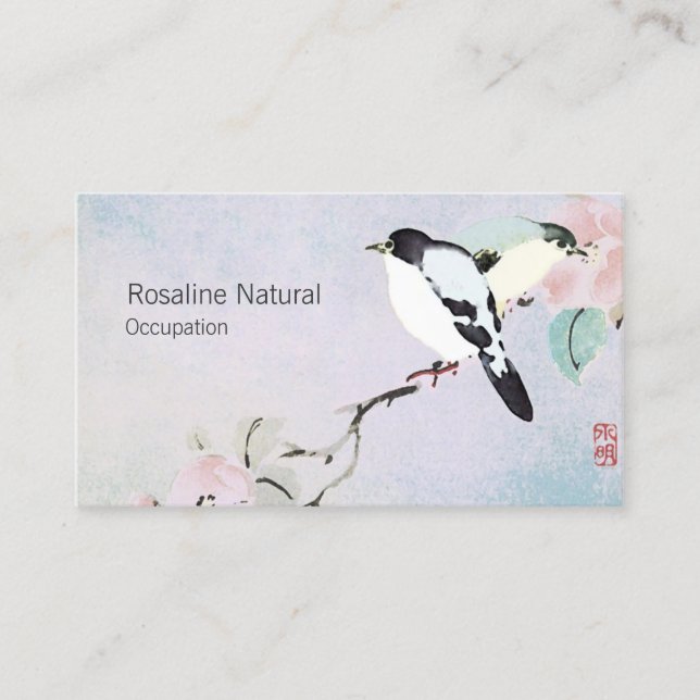 Relaxing Birds - Business Cards (Front)