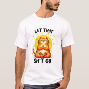 Relaxing Cat Meditation T-Shirt