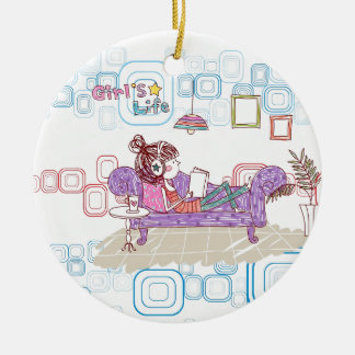 Relaxing Ceramic Tree Decoration