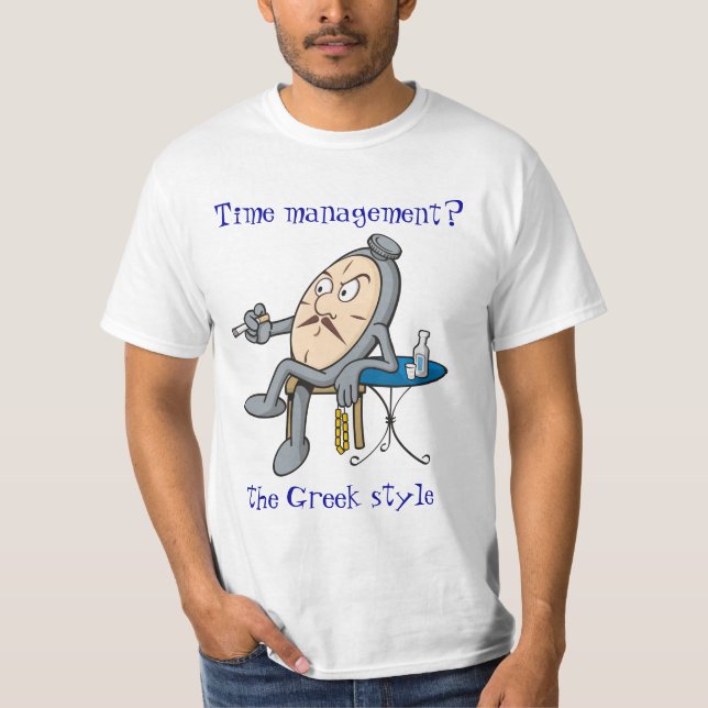 Relaxing clock T-Shirt (Front)