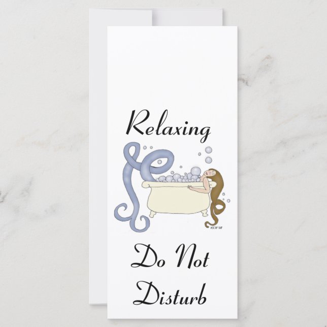 Relaxing Do Not Disturb Mermaid (Front)