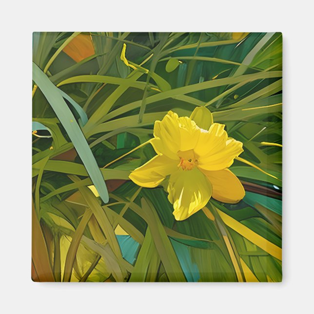 Relaxing flower magnet (Front)
