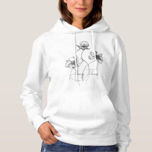 Relaxing flowers hoodie