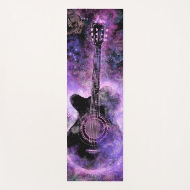 Relaxing Guitar Yoga Mat (Front)