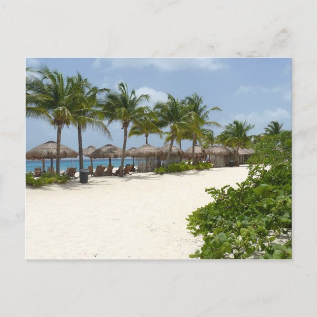 Relaxing in Cozumel Postcard (Front)