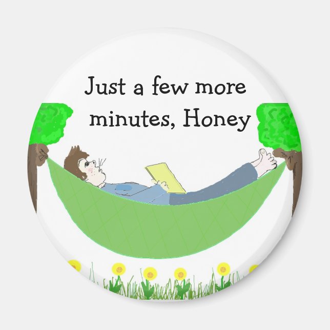 Relaxing in the Hammock Magnet (Front)