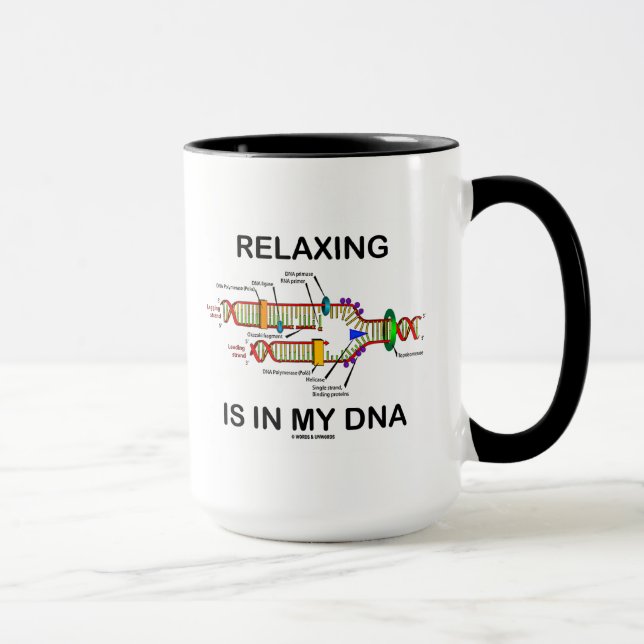 Relaxing Is In My DNA (DNA Replication) Mug (Right)