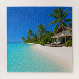 Relaxing Island Beach Jigsaw Puzzle