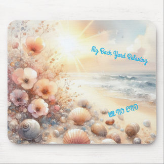 Relaxing on a Beach Somewhere Mouse Mat