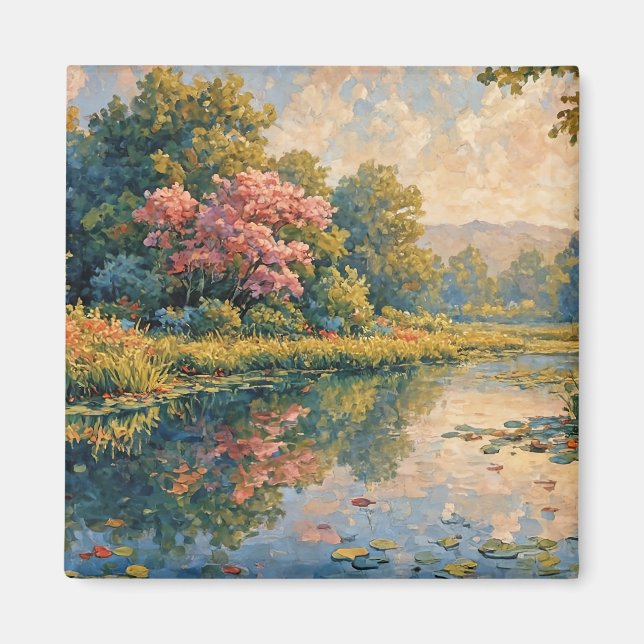 Relaxing painting magnet (Front)