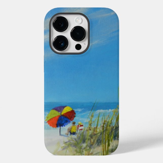 Relaxing Private Beach Art Case-Mate iPhone Case (Back)