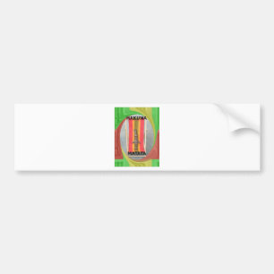 Relaxing Rabbit Vector Artwork Print Design Bumper Sticker