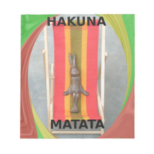 Relaxing Rabbit Vector Artwork Print Design Notepad