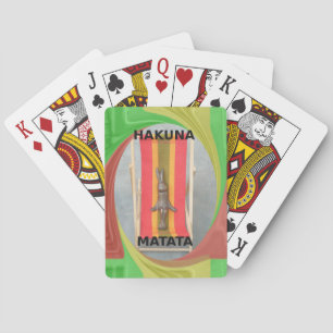 Relaxing Rabbit Vector Artwork Print Design Playing Cards