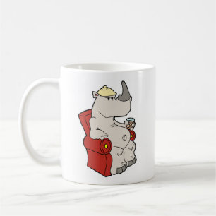 Relaxing Rhino  Coffee Mug
