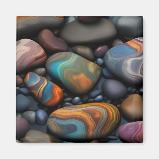 Relaxing rocks magnet