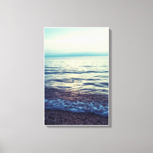 Relaxing sea waves canvas print