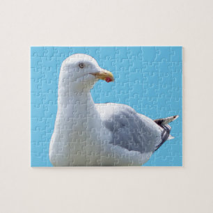 Relaxing Seagull Seaside Bird Peaceful Nature Jigsaw Puzzle