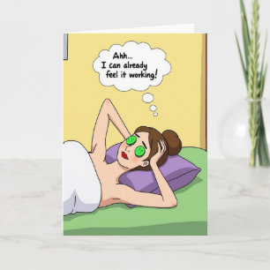Relaxing Spa Mothers Day Card