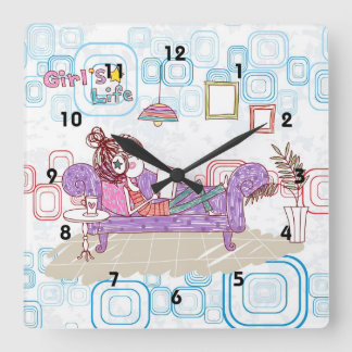 Relaxing Square Wall Clock